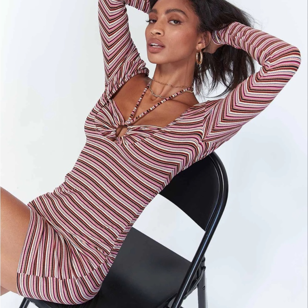 Princess Polly Stripe Mini Dress